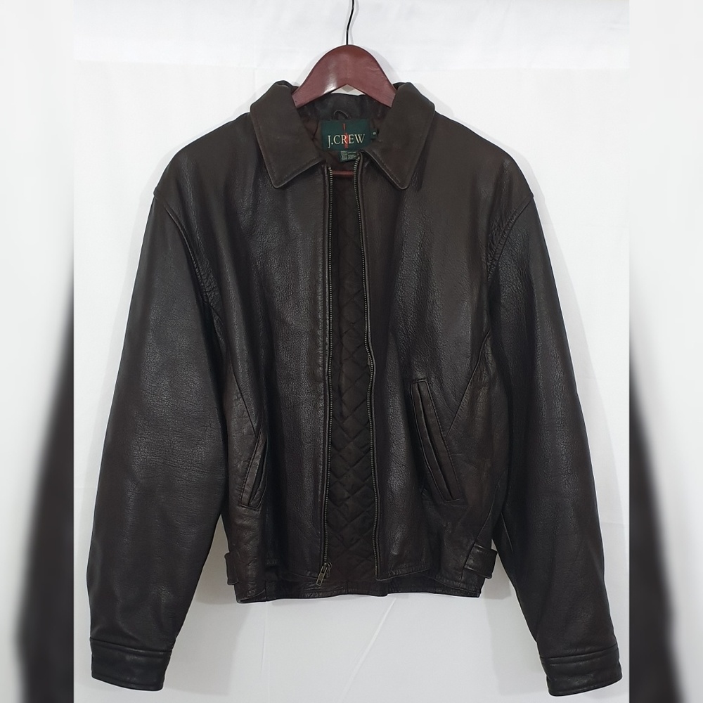 J.Crew Leather Jacket (Small)(Pre-Owned)